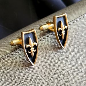 1970's Nordstrom Men's Cuff links Fleur-de-lis